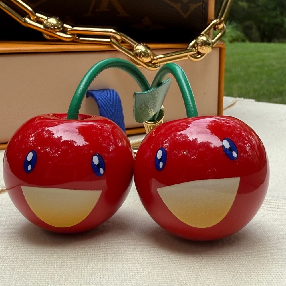 LV X TM 🍒 Cherry Bag Charm (Rare)